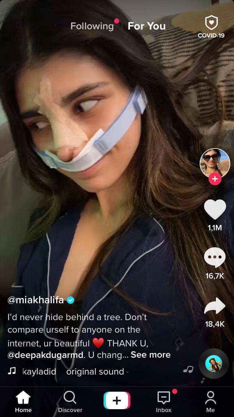 Mia Khalifa je operirala nos pa priznala: 'I grudi su mi umjetne'