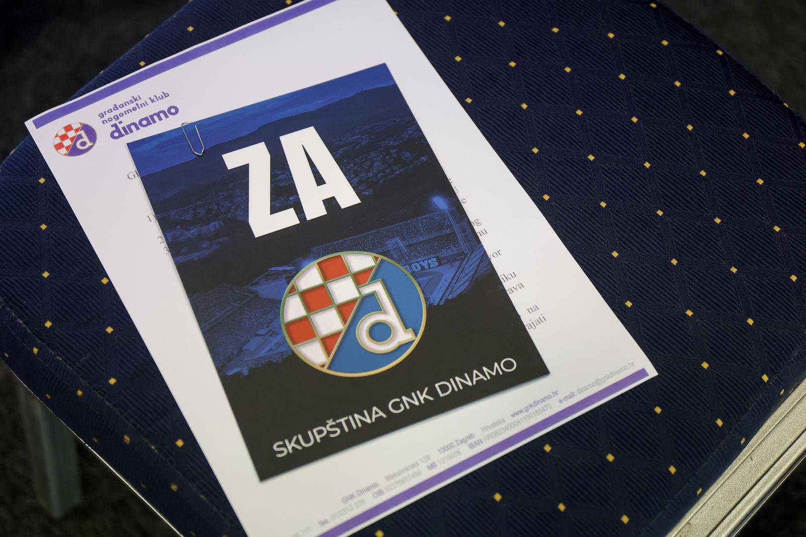 Zagreb: Sve je spremno za početak skupštine GNK Dinamo