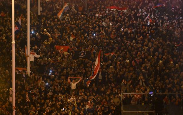Zagreb: Docek broncanih rukometasa