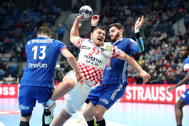 Szeged: EHF Europsko prvenstvo, Hrvatska - Francuska