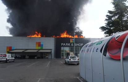 Za požar u Imotskom šoping centru kriv je plinski plamenik?