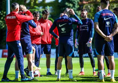 Zagreb: Trening hrvatske nogometne reprezentacije