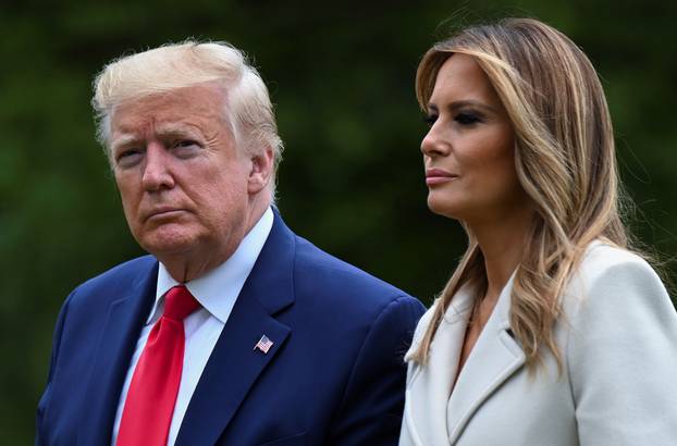 U.S. President Donald Trump arrives at White House after traveling to Baltimore on Memorial Day in Washington