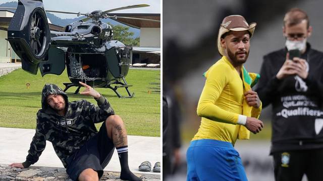 Neymar kao predsjednik: Stigao na trening u letjelici od 12 mil. €