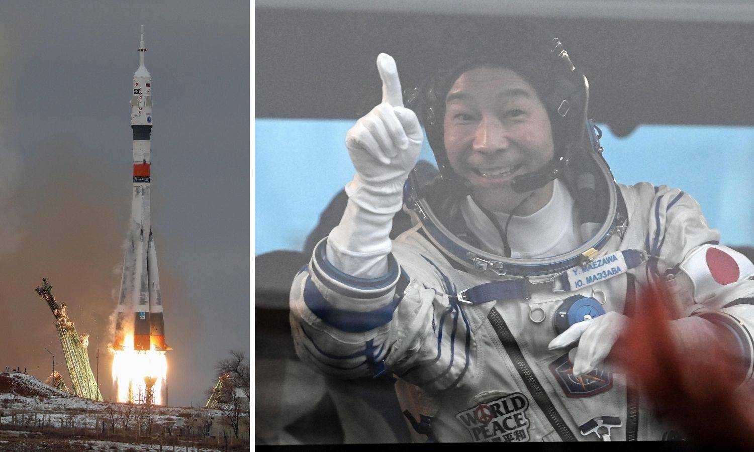 Japanski milijarder Maezawa odletio na svemirsku postaju, gore planira igrati badminton