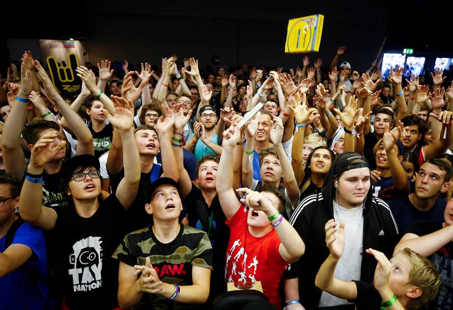First public day of the computer games fair Gamescom in Cologne