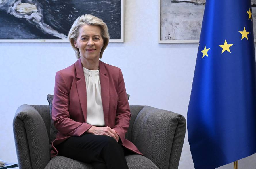 Zagreb: Sastanak predsjednika Vlade Andreja Plenkovica s predsjednicom Europske komisije Ursulom von der Leyen