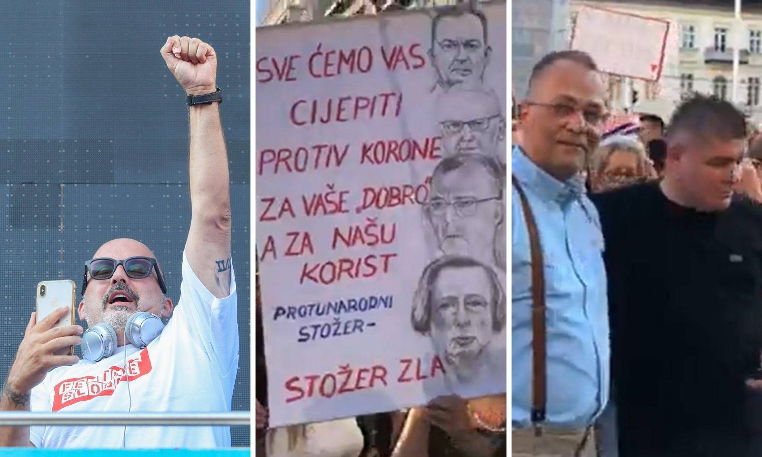 Tony Cetinski zaurlao: 'Cijepite si mamu!', a skup na trgu je završio s hrvatskom himnom