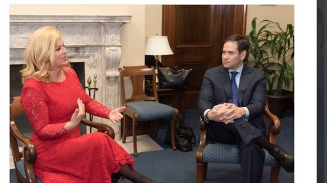SAD: Predsjednica razgovarala sa senatorom Marcom Rubiom