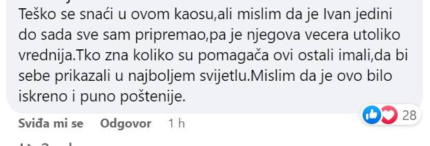 Ivan u 'Večeri za 5' zgrozio, ali i nasmijao gledatelje: Simpa je, ali neka se on radije drži glazbe