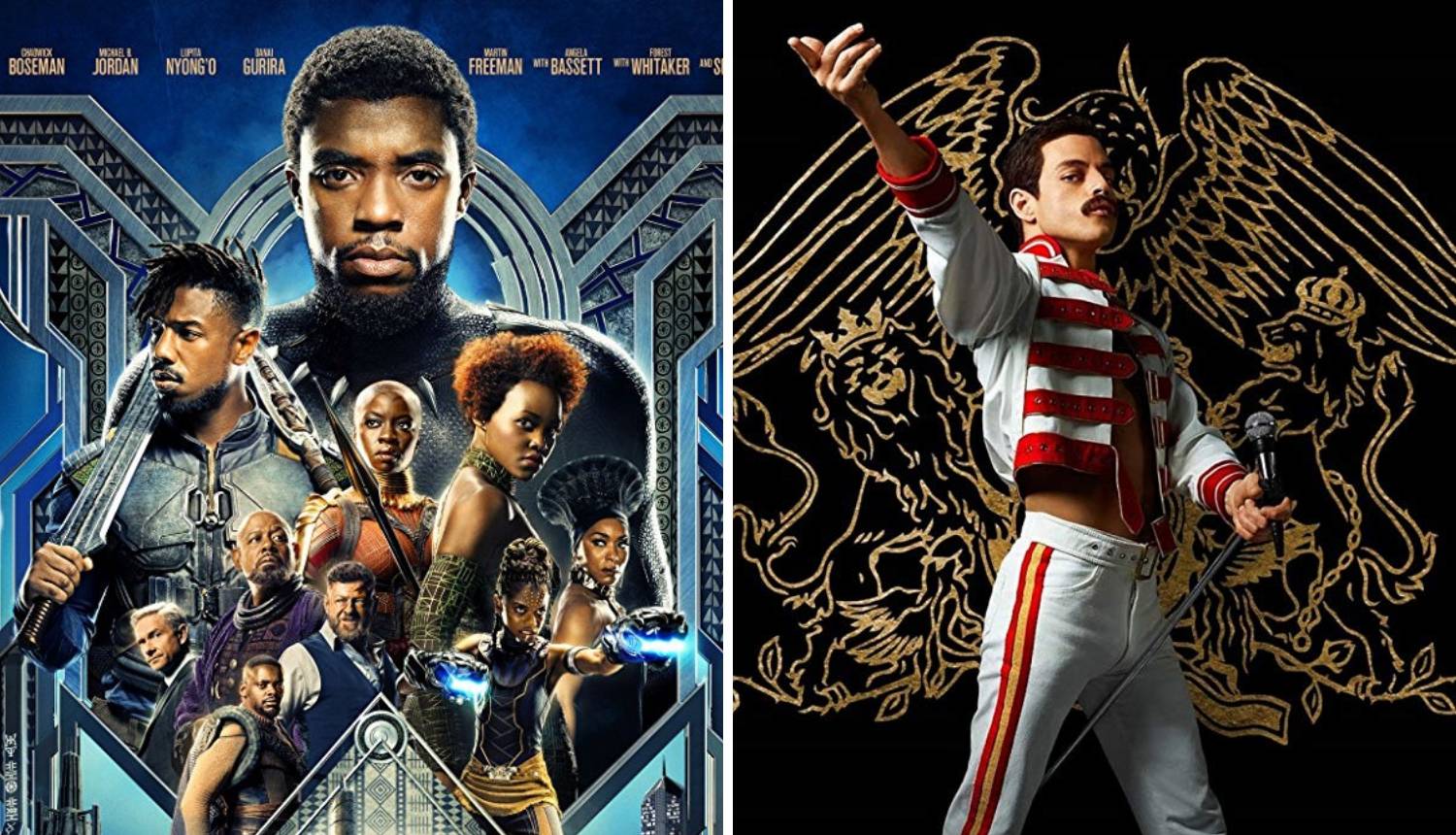 'Bohemian Rhapsody i 'Black Panther' slavljenici večeri