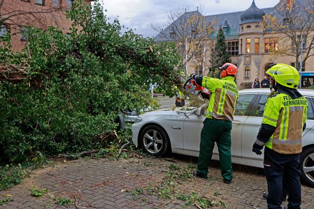 Storm low "Ciaran" "Emir" - Wernigerode