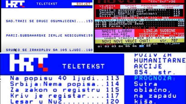 Teletekst je bio internet prije interneta, ali bez č,ć, ž i š...