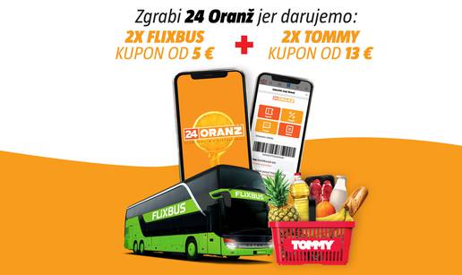 Oranž te časti! Uzmi 26 eura za Tommy i 10 eura za FlixBus i hrpu drugih pogodnosti