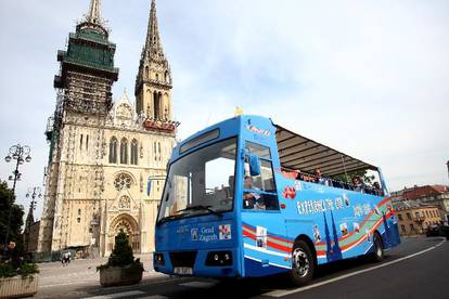 Zagreb: Turistički autobusi bez krova vozit će gradom 