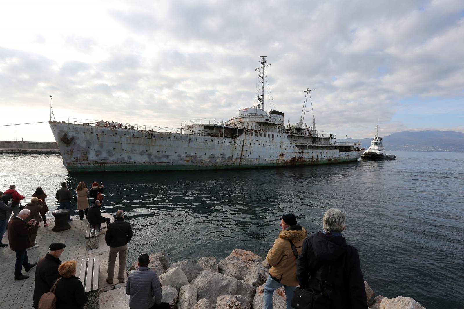 Rijeka: Galeb krenuo prema Kraljevici gdje će biti obnovljen i pretvoren u muzej