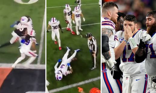 VIDEO Užas u Americi: Zvijezda NFL-a je kritično nakon sudara. Oživljavali su ga na terenu...