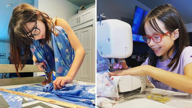 Ima 9 godina i dizajnira odjeću: Želi biti modna dizajnerica, a šivati je počela već s pet godina