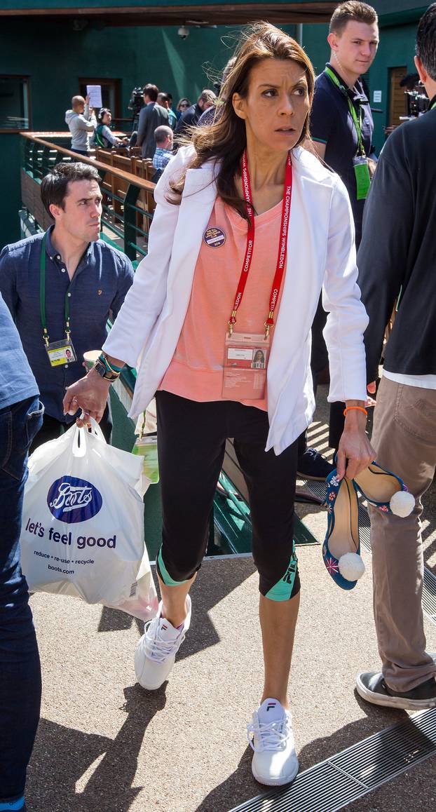 Wimbledon Day Nine arrivals.