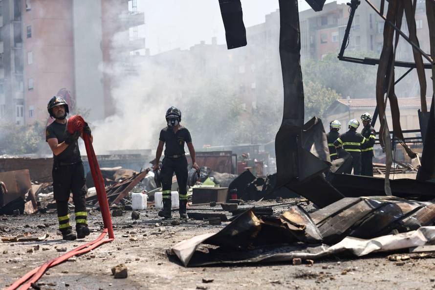 Several injured in Rome after gas station explodes