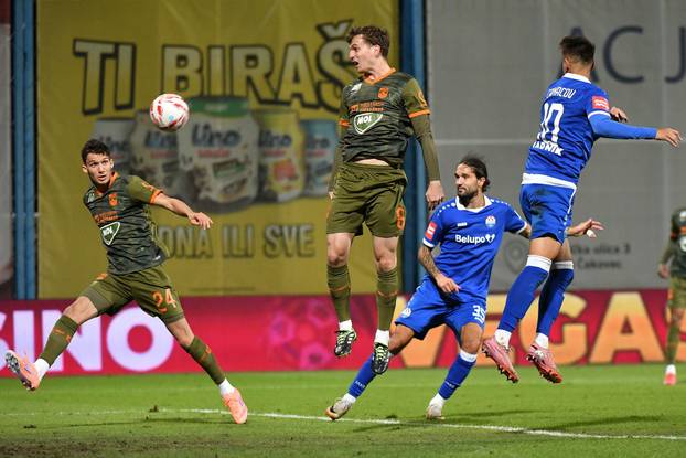 Koprivnica: Susret NK Osijeka i NK Slaven Belupa u 9. kolu SuperSport HNL-a