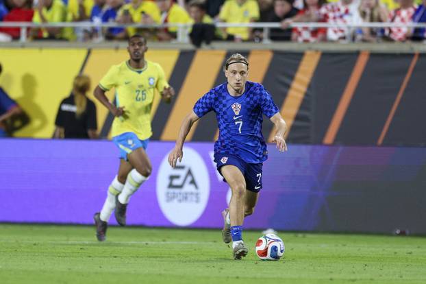 Soccer: International Mens Friendly-Croatia at Brazil