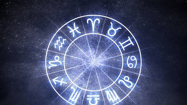 Astrology and horoscopes concept. Astrological zodiac signs in c