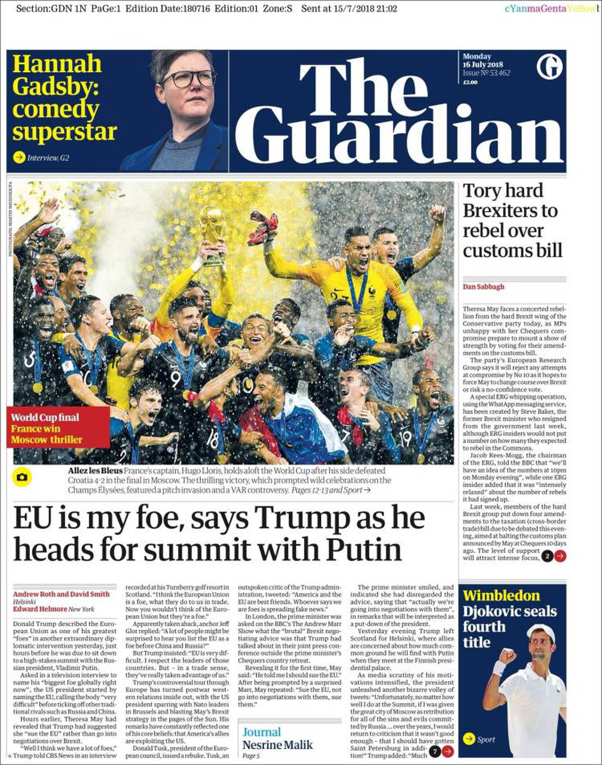 Customs is over. The Guardian газета. Guardian News. The Guardian uk.