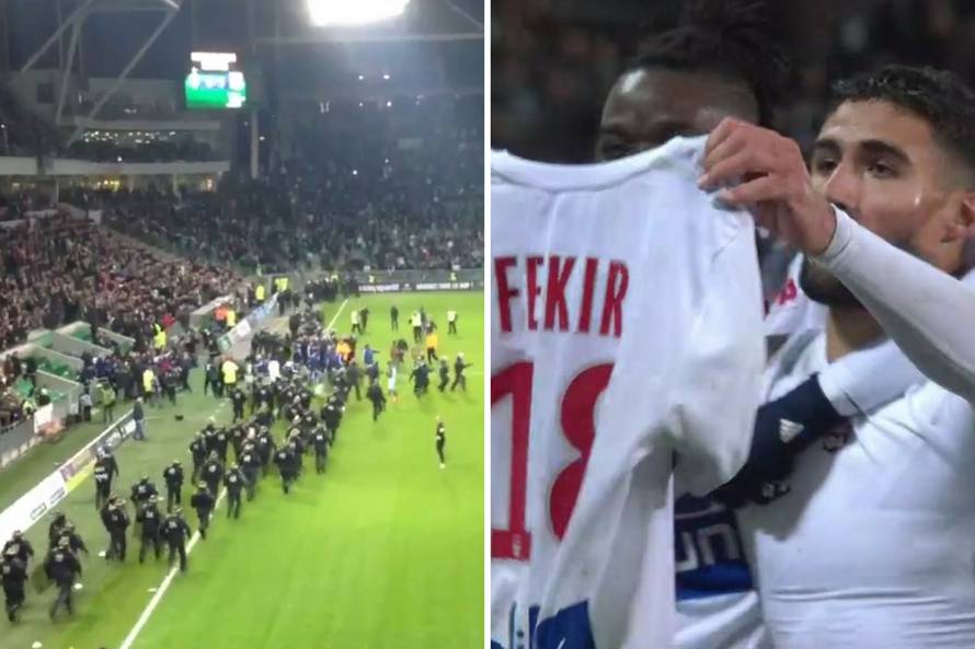 Nabil Fekir provocirao navijače St-Étiennea, oni prekinuli meč!