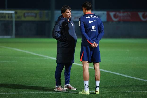 Rijeka: Trening hrvatske nogometne reprezentacije