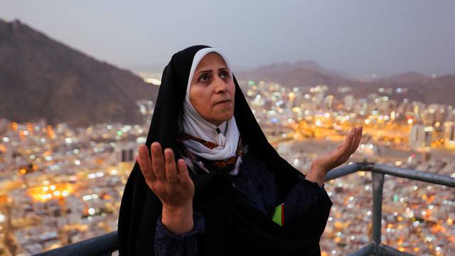 Muslim pilgrims visit Mount Al-Noor,  in the holy city of Mecca
