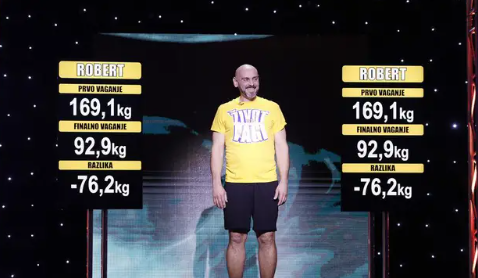 Čapo je skinuo najviše kila od finalista i imao vrhunski postotak: Izgubio gotovo 80 kg