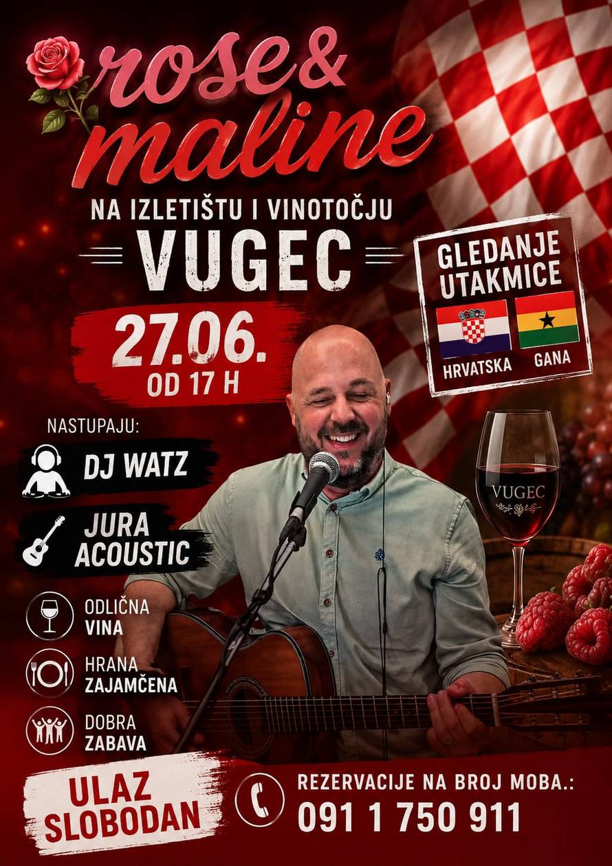 Vino, maline i glazba: manifestacija koja donosi okus ljeta u dvije vinarije