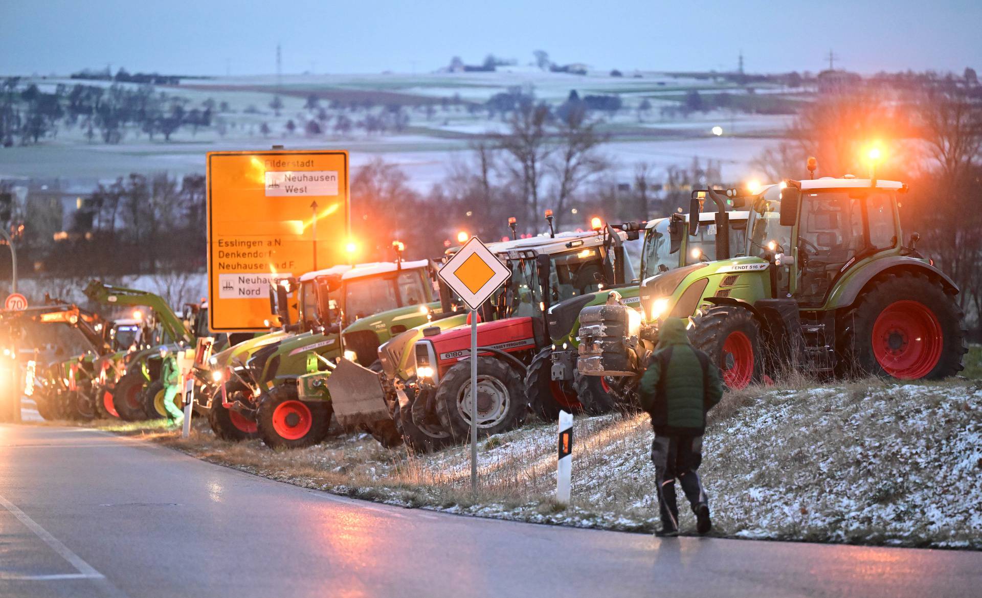 Farmer protests - Neuhausen