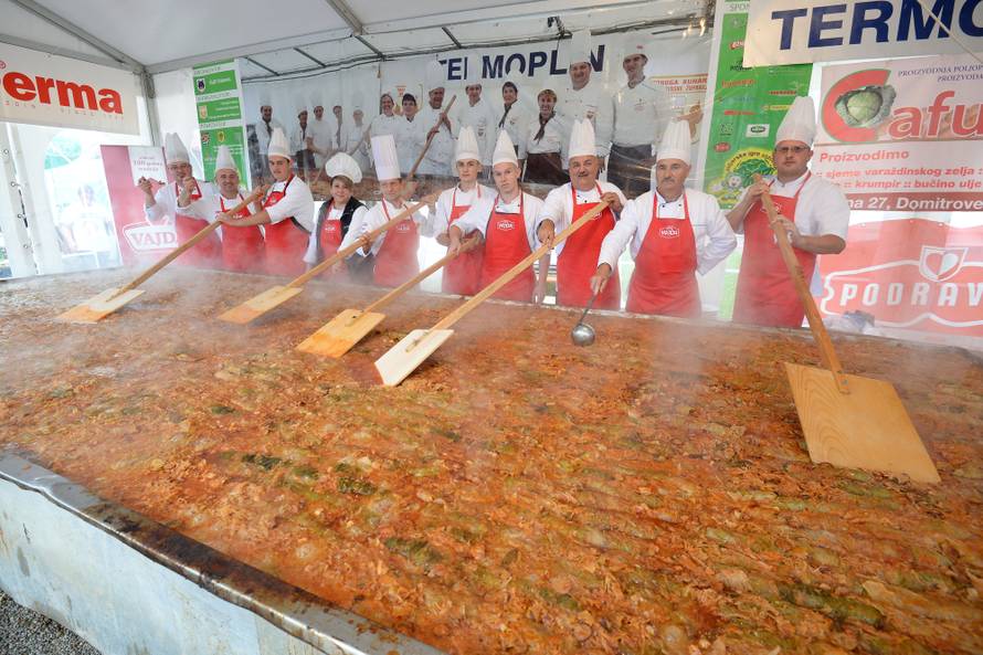 Vidovec: Na 21. Zeljarijadi pripremljena sarma dugaÄka 1333 metara