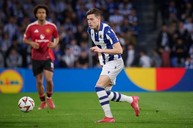 REAL SOCIEDAD v MANCHESTER UNITED. UEFA EUROPA LEAGUE 2024/2025. ROUND OF 16.