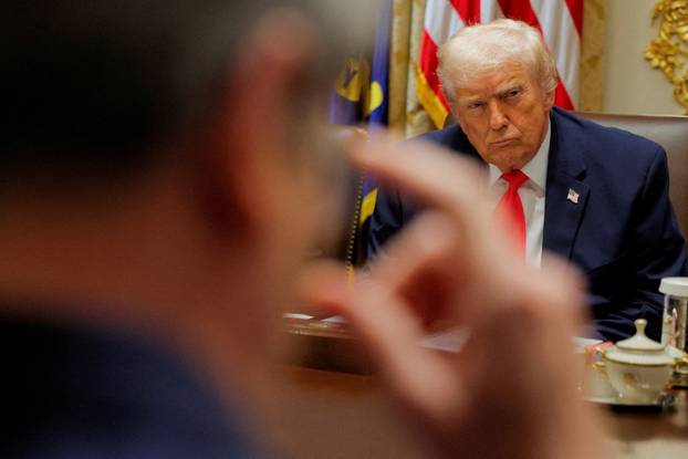 FILE PHOTO: U.S. President Donald Trump at the White House in Washington