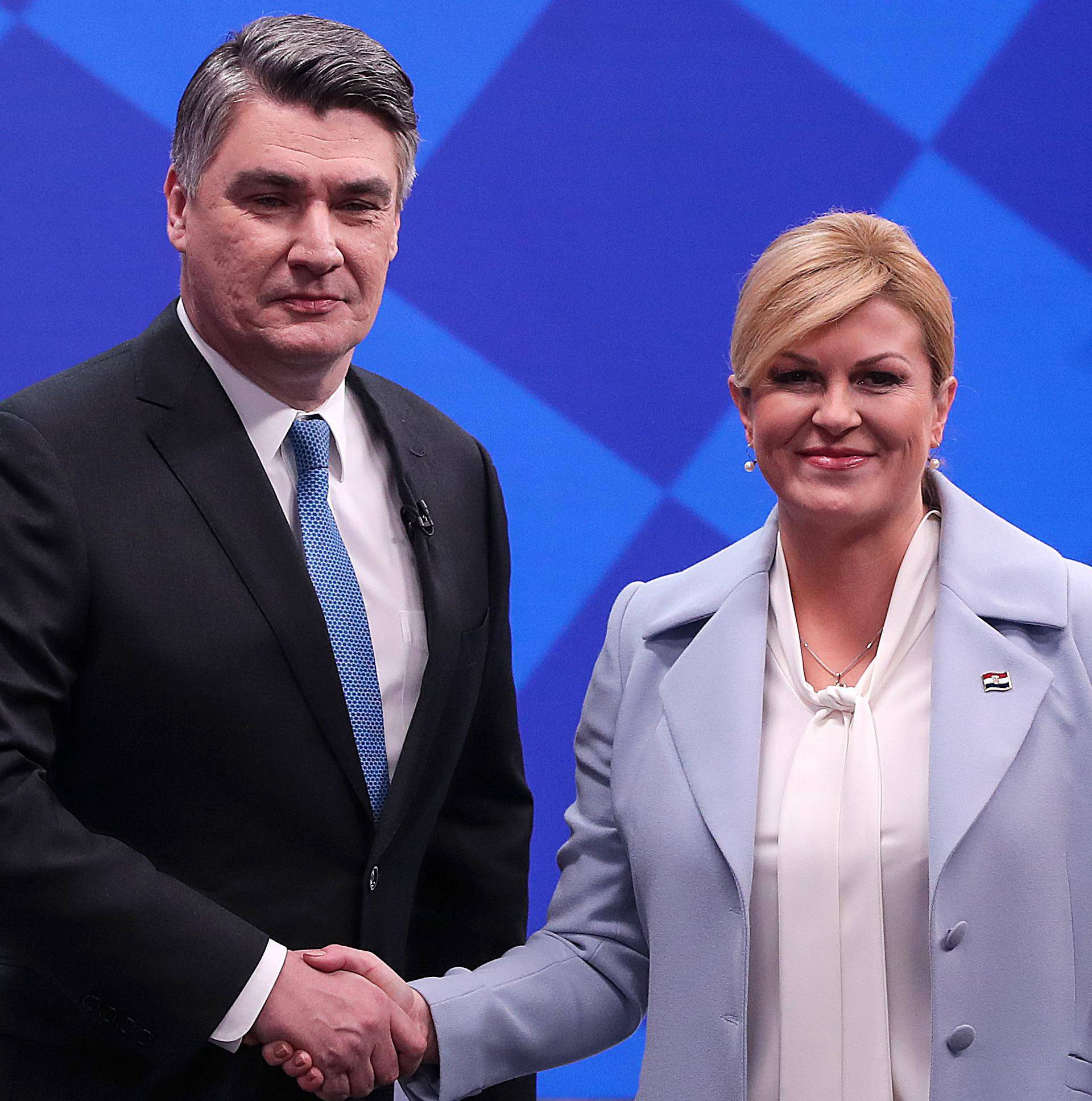 Bit će fotofiniš: Milanović 'za dlaku' ispred Grabar-Kitarović