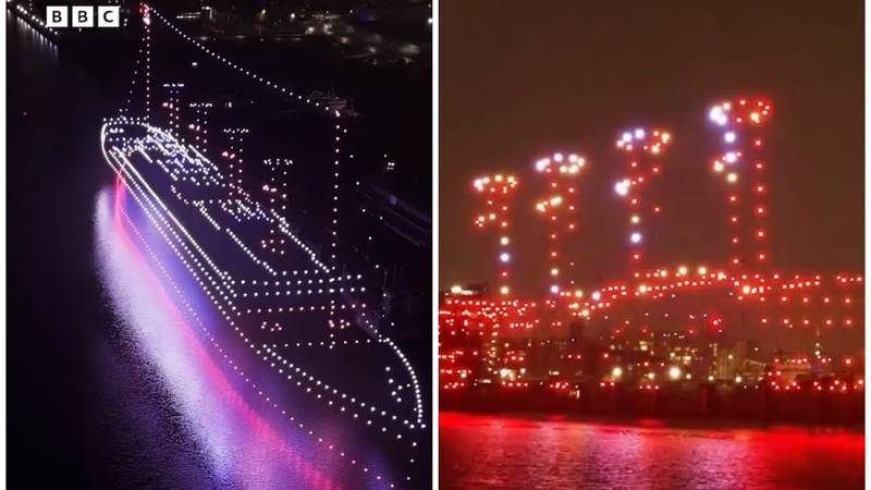 VIDEO Spektakl na nebu! Skoro 1000 dronova oživjelo je Titanic