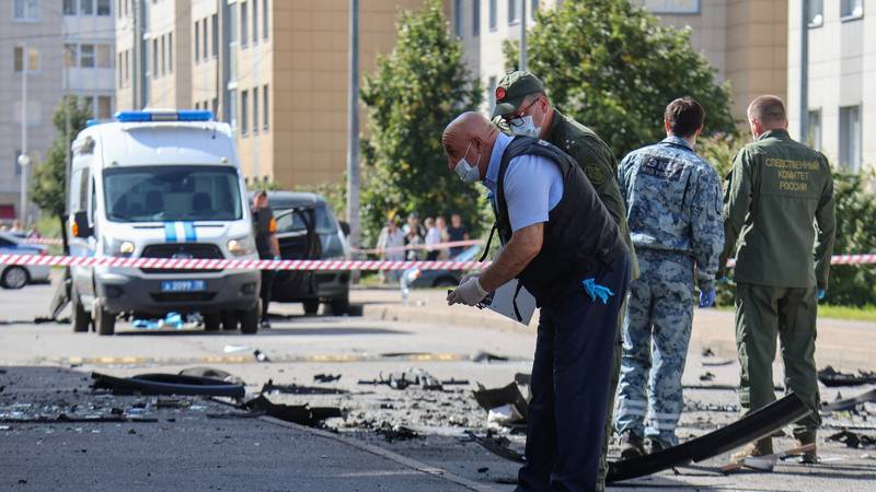 FOTO Eksplodirao automobil u St. Peterburgu: Poginuo ruski vojni časnik, supruga ranjena