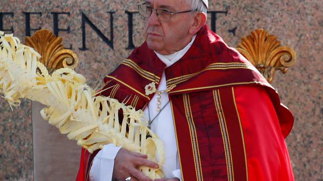 The Palm Sunday Mass in Saint Peter's Square at the Vatican