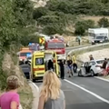 VIDEO Stravična prometna kod Kolana: Pet ozlijeđenih, jednog helikopterom prevezli u Rijeku