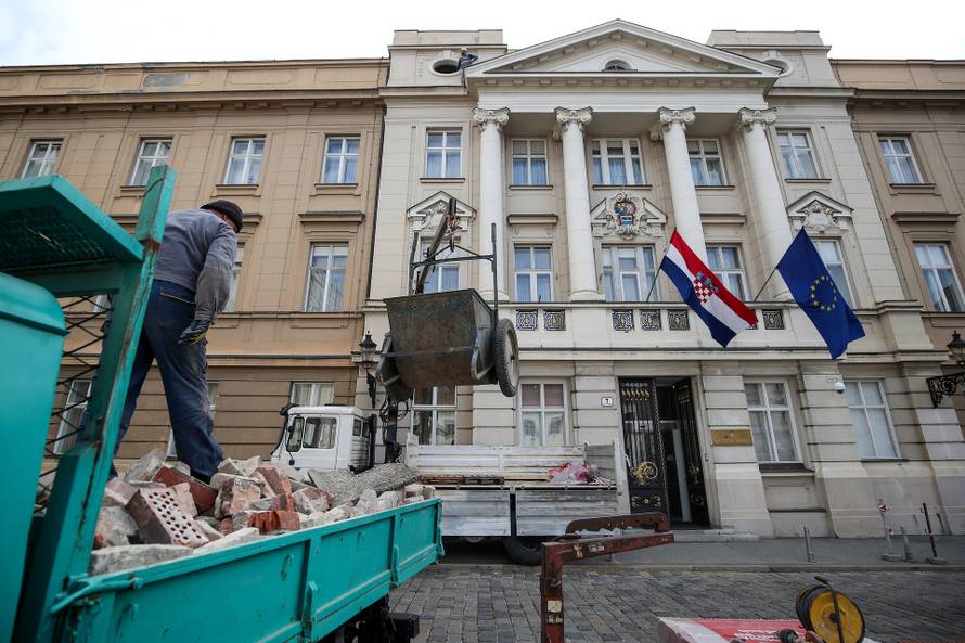 Zagreb: Sanacija zgrade Hrvatskog sabora