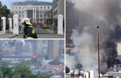 VIDEO Zapalila se zgrada parlamenta u Cape Townu