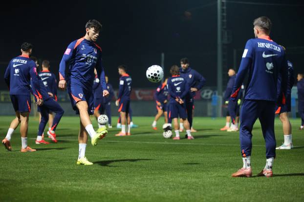 Rijeka: Trening hrvatske nogometne reprezentacije