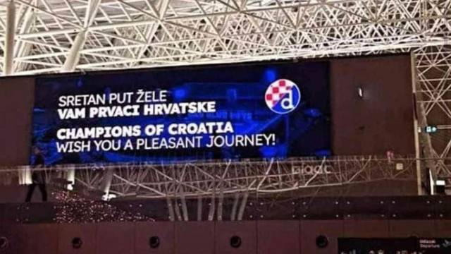 Dinamo htio reklamu u splitskoj zračnoj luci pa dobio odbijenicu, evo zašto: 'Diskrecijsko pravo'