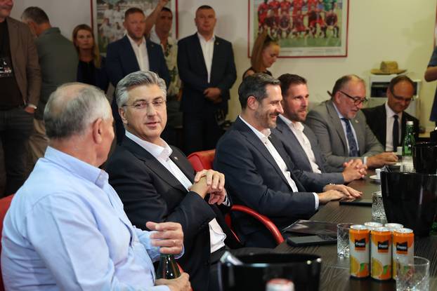 Split: Predsjednik Vlade Andrej Plenković na otvorenju Europskog prvenstva u ragbiju 7