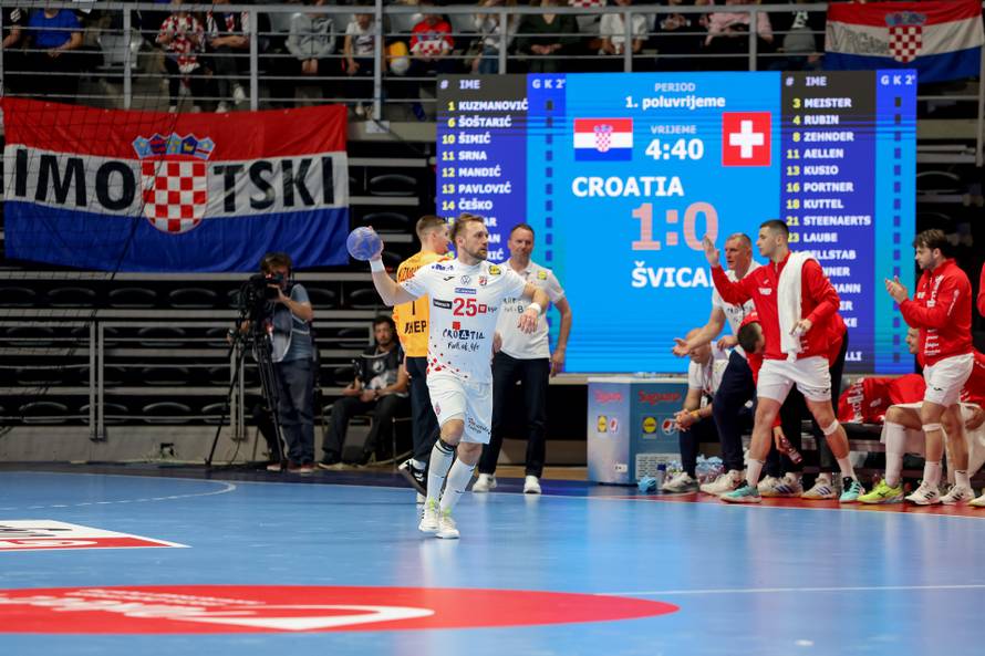 Zadar: Prijateljska utakmica između Hrvatske i Švicarske