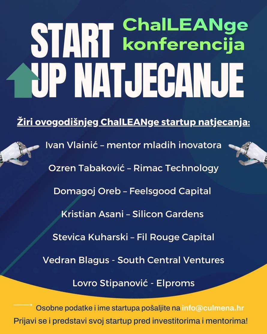 Izvrsna prilika i poziv hrvatskim Start up-ovima na konferenciju chalLEANge