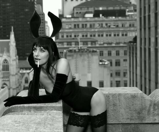 Dakota Johnson is a smoking hot bunny girl to promote her guest appearance on  'Saturday Night Live.'
